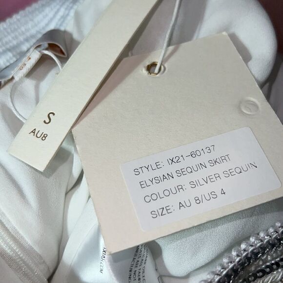 Free People x Ixiah Sequin Tiered Mini Skirt - Picture 4 of 4